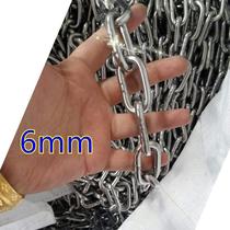 6mm thick 304 stainless steel chain iron chain pet dog iron chain iron chain chandelier clothes iron chain lock