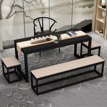 Tea Seat Table And Chairs Suit New Chinese Composition Brief Modern Home Living Room Tea Table Office Small Tea Tea Table