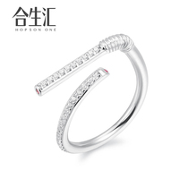 Same city purchase (Ying2 Ying square)straw ring does not fade the same gift to send girlfriend jewelry