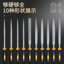 File set woodworking small contusion knife polishing tool assorted steel file metal triangle semicircle Mini shape file wood rub