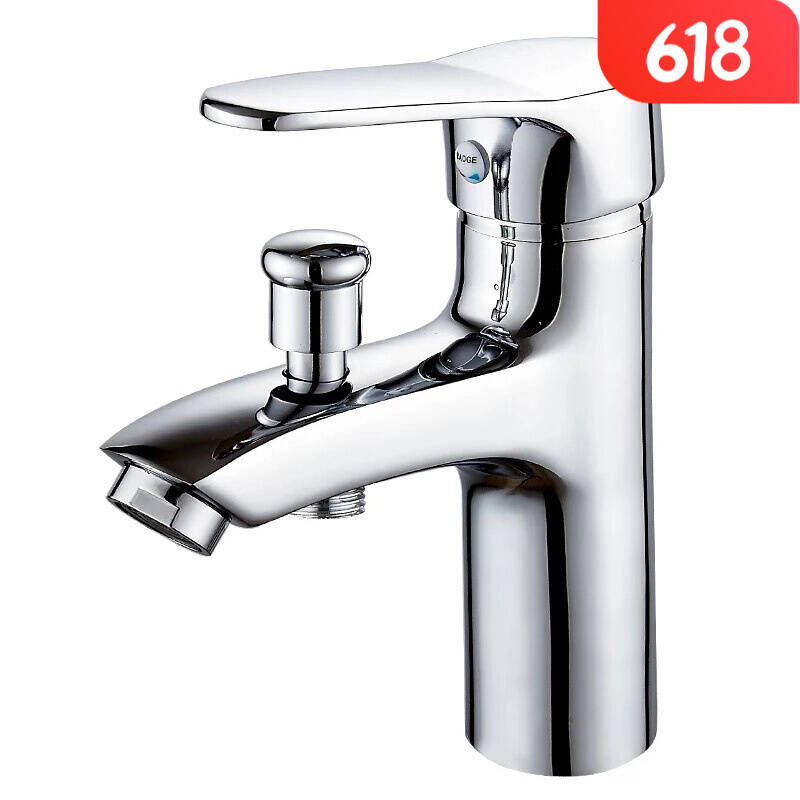 Pull-up faucet Wash basin table basin Bath room cabinet sink table Hot and cold basin Basin faucet Copper pull-up Change