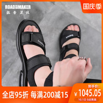 ROADMAKER mens shoes new 2021 explosive summer sandals slippers outdoor air cushion sandals and slippers mens sandals