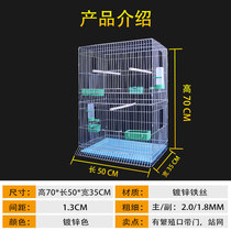 2021 New large cage Xuanfeng parrot cage Starling large raised breeding cage Breeding cage Galvanized metal cage