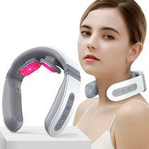 Cervical vertebra massager home smart neck pulse portable massager heating electric neck shoulder and neck physiotherapy small