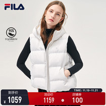 FILA Phila Fiele official womens down vest 2021 Winter new fashion trend down vest women