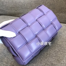 21 new cassette bag real sheepskin strap bag woven hand-held pillow bag crossbody bag bv_7788