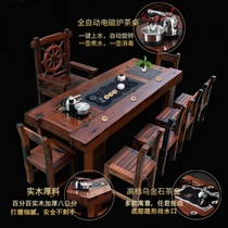 Manufacturers on behalf of the old ship wood tea table and chair combination tea table Solid wood office Kung fu drinking tea table Tea set table