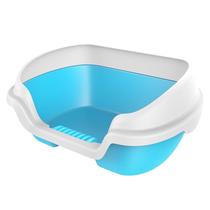 Dwarf cat enlarged open cat litter Brown splashing 403018cm fully enclosed baby toilet