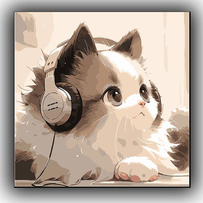 数字油画猫猫-数字油画猫猫促销价格、数字油画猫猫品牌- 淘宝