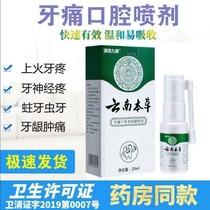 Toothache toothache stop spray artifact medicine wisdom teeth inflammation pain gum swelling pain worms quick effect
