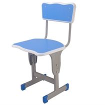 Primary and secondary school students chair home backrest school classroom training desk tutorial class stool children lifting writing chair