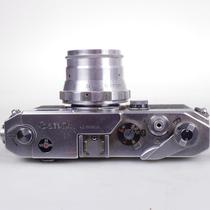Antique old objects Canon imitation Lycra M3 camera Mechanical side shaft film camera shutter working belt holster