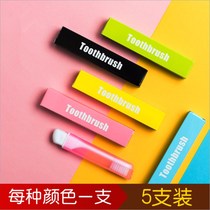 Folding toothbrush portable travel carry outdoor business toiletries set creative soft hair adult couple