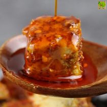 Authentic bean curd spicy Sichuan specialty red tofu mold stinky tofu meal traditional spicy 500g