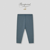 French Bonpoint small cherry spring new children casual pure color long pants tight pants S02ZUNKN0101