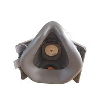 Gas mask mask mask mask mouth and nose mask Industrial dust particulate matter dustproof breathing breathable gas filter cotton silicone