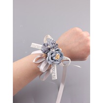 Wedding hand flowers Childrens dance Wedding supplies Korean forest bride wrist flowers Bridesmaid sister group bracelet