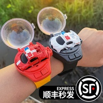 Shake the net red social hand watch remote control car childrens electric mini car remote control boy toy gift