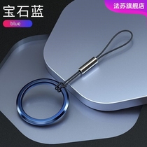 *Internet celebrity mobile phone key U disk universal short lanyard anti-lost and anti-fall metal ring buckle rope pendant for men and women