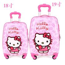 Customized 18-inch 19-inch childrens double-sided pattern universal wheel cartoon trolley luggage luggage suitcase with code lock