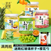 Peach fruit honey tea lemon honey grapefruit tea drink aloe fruit tea water drink drink
