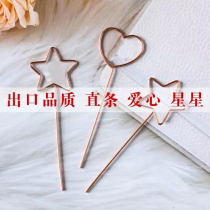 Net Red Creativity Fairy Stick Candle Stars Love Table White Courted Romantic