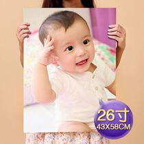 Baby poster preparation for pregnant wall painting pregnant woman beautiful pregnant big eyes baby wall sticker bedroom portrait Dragon and Phoenix fetal wedding room