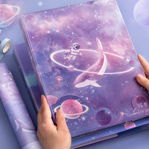 Starry sky classmate record net red graduation season souvenir book Korean version of sixth grade primary school students Creative personality men and women middle and high school beautiful loose-leaf guest book Girl heart cute Graduate Day gift