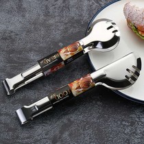 (Boutique recommended new)Stainless steel ice clip barbecue clip Food clip Bread clip Baking utensils