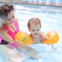 Childrens swimming arm ring arm Multi-air bag water sleeve floating swimbobo orange adult swimming inflatable