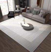 Carpet living room Nordic light luxury high-end sofa coffee table blanket Modern simple gray bedroom household floor mat large area