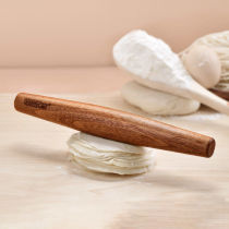 Mahogany two-headed fish belly solid wood rolling pin dumpling skin Special pointed stick kitchen dumpling stick