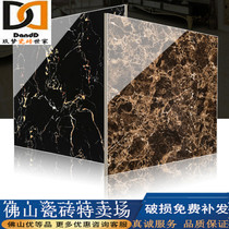 Deep coffee net full cast glazed tile 800x800 threshold stone 1 meter through the door 600x600 black gold flower purple Luo red