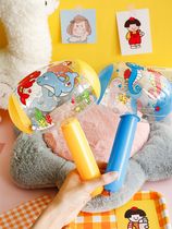 Childrens inflatable hammer toy small hammer cartoon balloon baby beating punishment props with whistle Bell