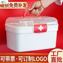 Medical box Household storage box Portable first aid small medicine box Childrens medical box Drug finishing box