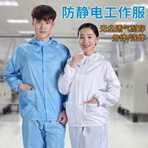 Dust-proof clothing split electrostatic clothes dust-free paint clean protection work mens and Womens Industrial site dust