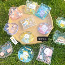 Summer cool physics cooling cute cartoon ice sticker female student mini portable ice pack