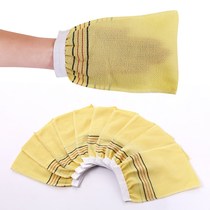 Disposable bath towel double-sided thin back gloves Bath Bath mud cleaning special strong exfoliation