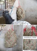 Blue pasture big grass net pocket farm vegetable hanging bag donkey feeding horse bag cattle and sheep horse bag Farm