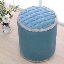 Custom round stool seat cover round leather pier stool cover square stool cover Dressing stool cover round stool pad Piano stool cover