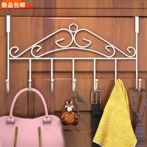 (Two pieces) door adhesive hook bathroom strong clothes hook clothes wall hanging kitchen dormitory non-perforated clothes