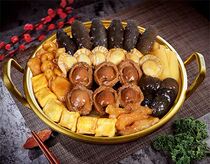 Sheung Shui Authentic Buddha Jumping Wall 4 4kg Sea Cucumber Abalone Pot Vegetable Heating Instant New Year's Eve Dinner Seafood New Year Gift Bag