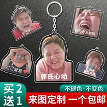 Come to a man pendant Mr Guo keychain expression bag off the list surrounding Guo Zi pig Yesmora pendant Stand up card