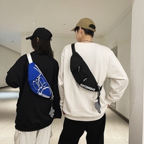 Tide Billboard Chest Bag Men Casual Day Ensemble Single Shoulder Small Backpack Schoolgirl Sports Purse 2022 New Diagonal Satchel