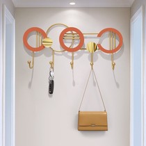 Modern fashion brief Xuan Guanguan Contained Shelf Iron Art Light Extravagant Bedroom Door Rear Wall-mounted Wall Hanging Hanger Hooks