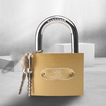 Cross padlock anti-theft lock household door lock drawer lock waterproof rust-proof anti-pry lock dormitory lock cabinet lock