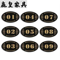 Table stickers lockers storage boxes table number stickers self-adhesive stores hotel dining tables rooms bathhouses bathing numbers number plates