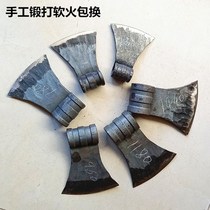  Firewood chopping axe spring steel plate hand forged all-steel axe Large axe rail steel quenching blade