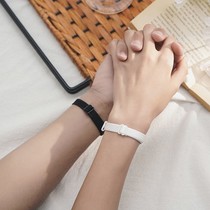 Shoulder strap bracelet to send boyfriend dual-purpose] underwear bracelet small rubber band to send boyfriend couple bracelet Net red leather band