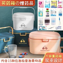 Medical kit household epidemic prevention package student portable small dormitory first aid kit family medicine box medical storage box